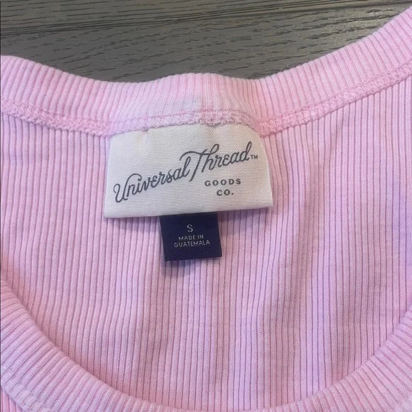 Universal Thread Light Pink Ribbed Tank Top - Picture 2 of 4